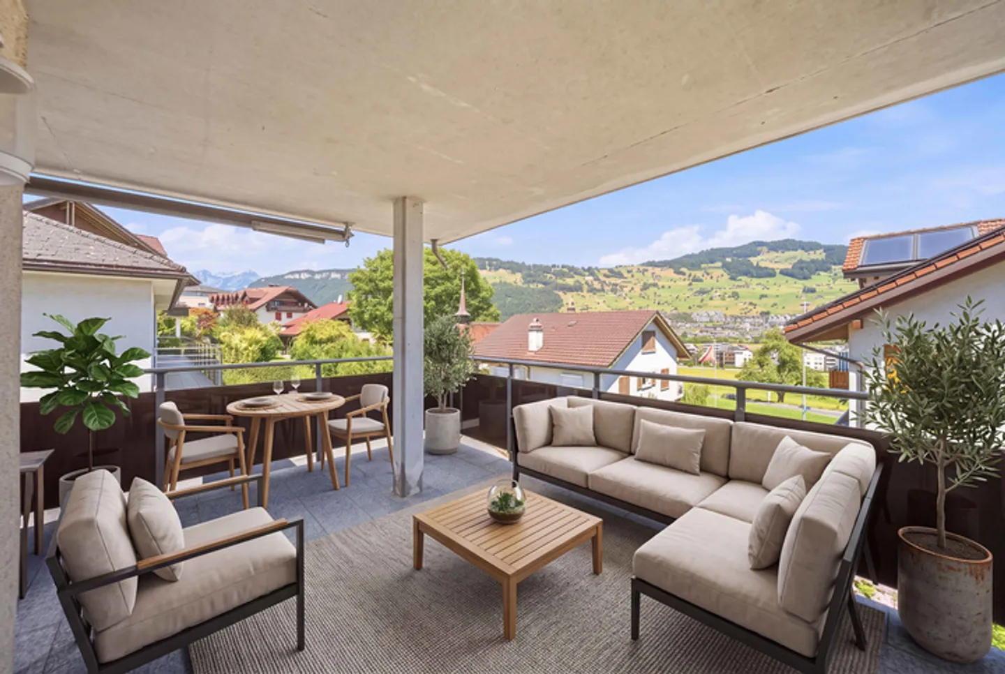 4.5 ZIMMER WOHNUNG MIT BLICK AUF DEN BÜRGENSTOCK - Photo 6 of 8
