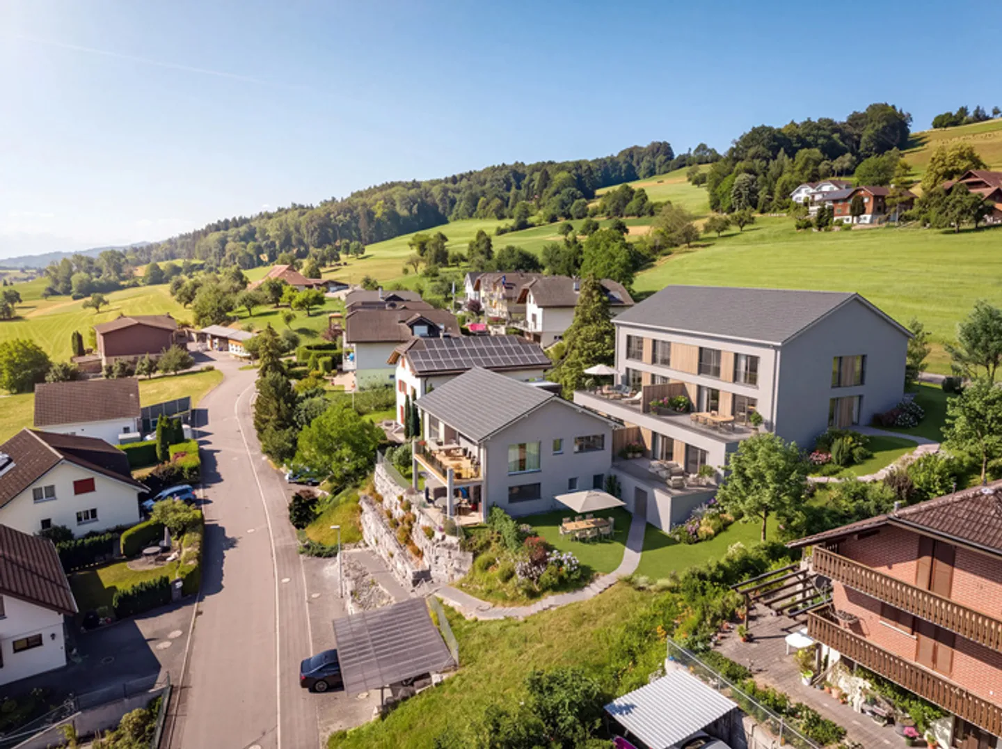 HALLWILERSEE IM BLICK – EXKLUSIVES EINFAMILIENHAUS MIT WEITSICHT - Foto 1 di 8