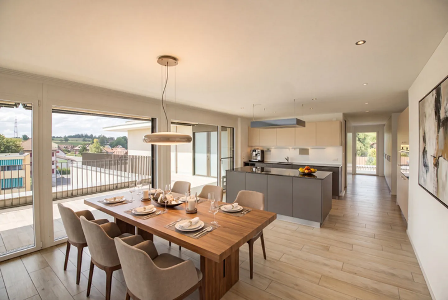 Attico di 148 m² con terrazza di 137 m² e sauna esterna - Foto 3 di 8
