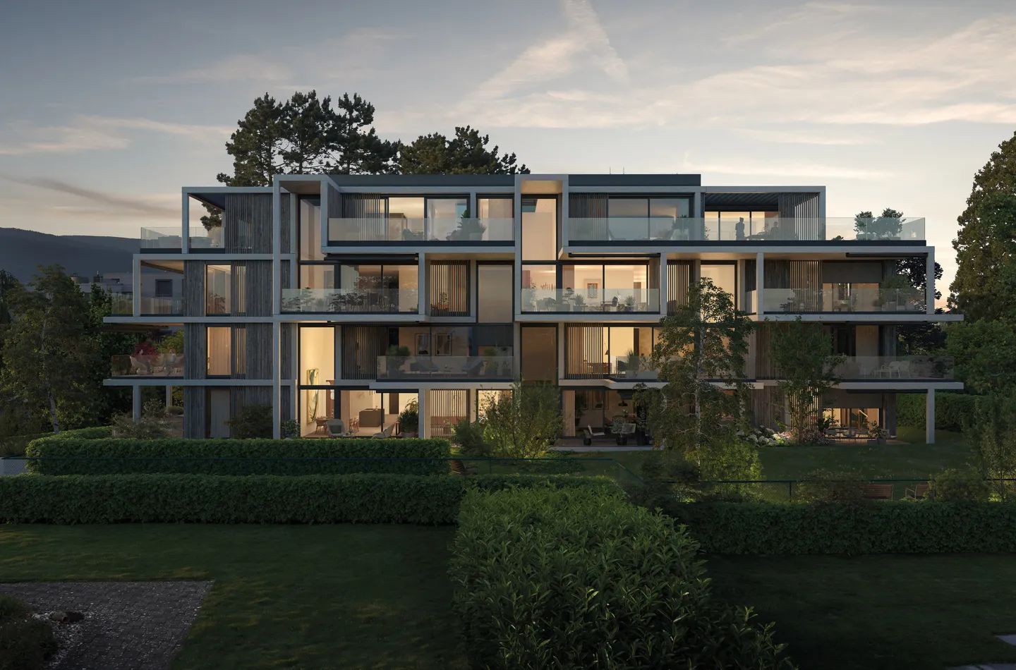 ATEMBERAUBENDE 3.5-ZIMMER-EIGENTUMSWOHNUNGEN MIT SEE- UND BERGBLICK IN GEROFLINGEN - Foto 4 von 5