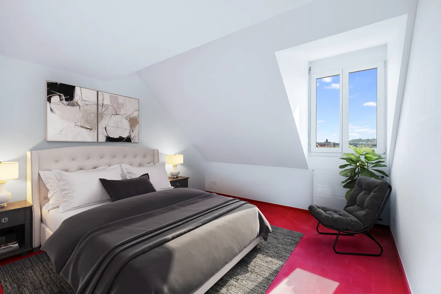 HELLE DACHMAISONETTE MIT VIEL PLATZ UND RUHE - Foto 3 von 5