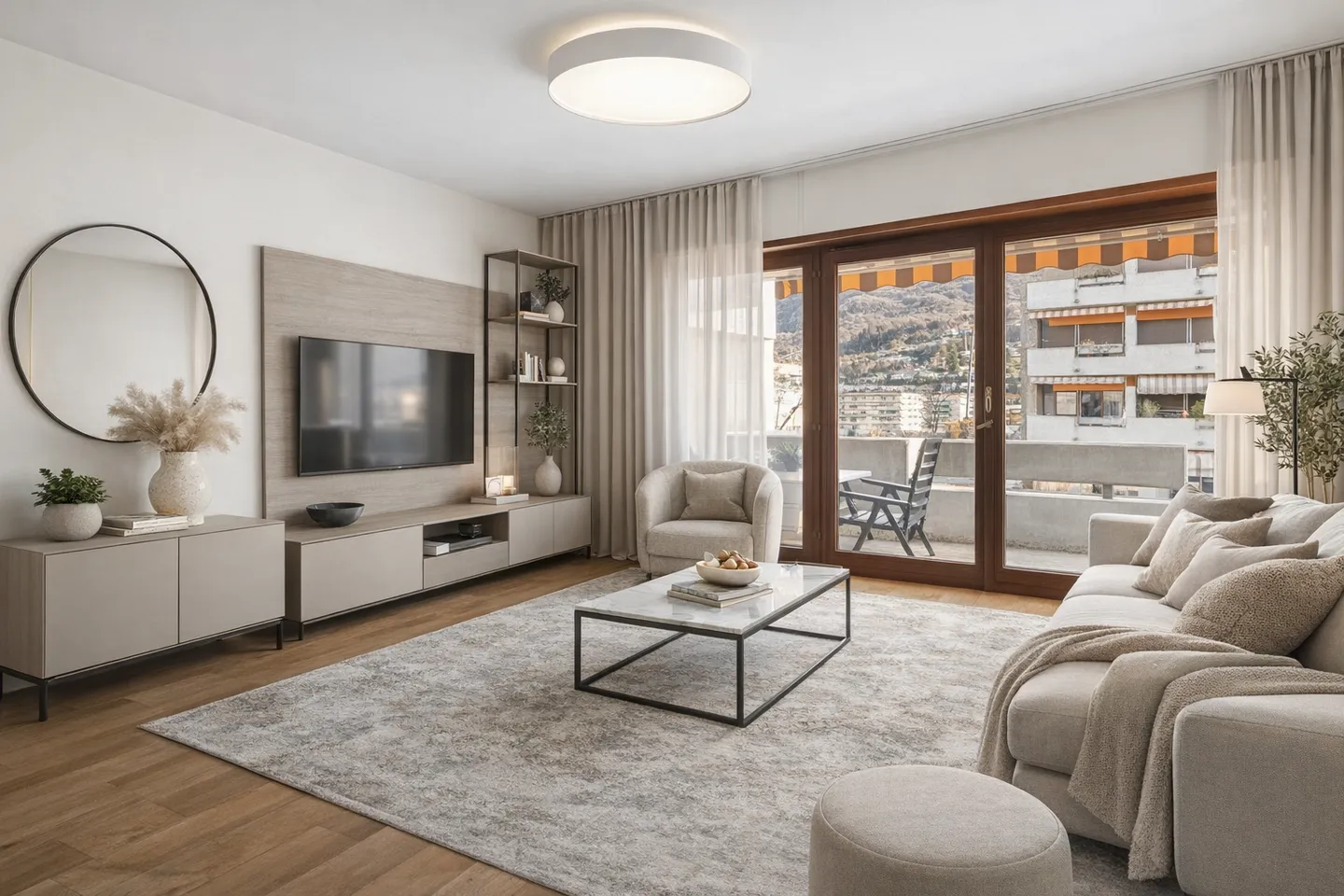 VIVERE IN CENTRO CON VISTA SU MONTE BRÉ - Foto 1 di 5