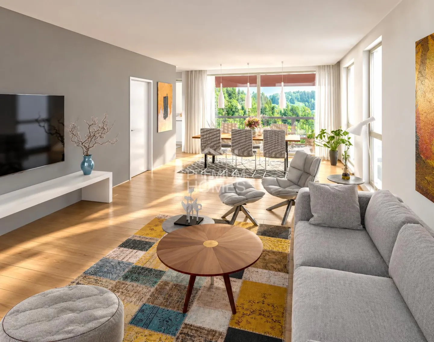 Garden apartment in modern new building - Photo 1 of 8