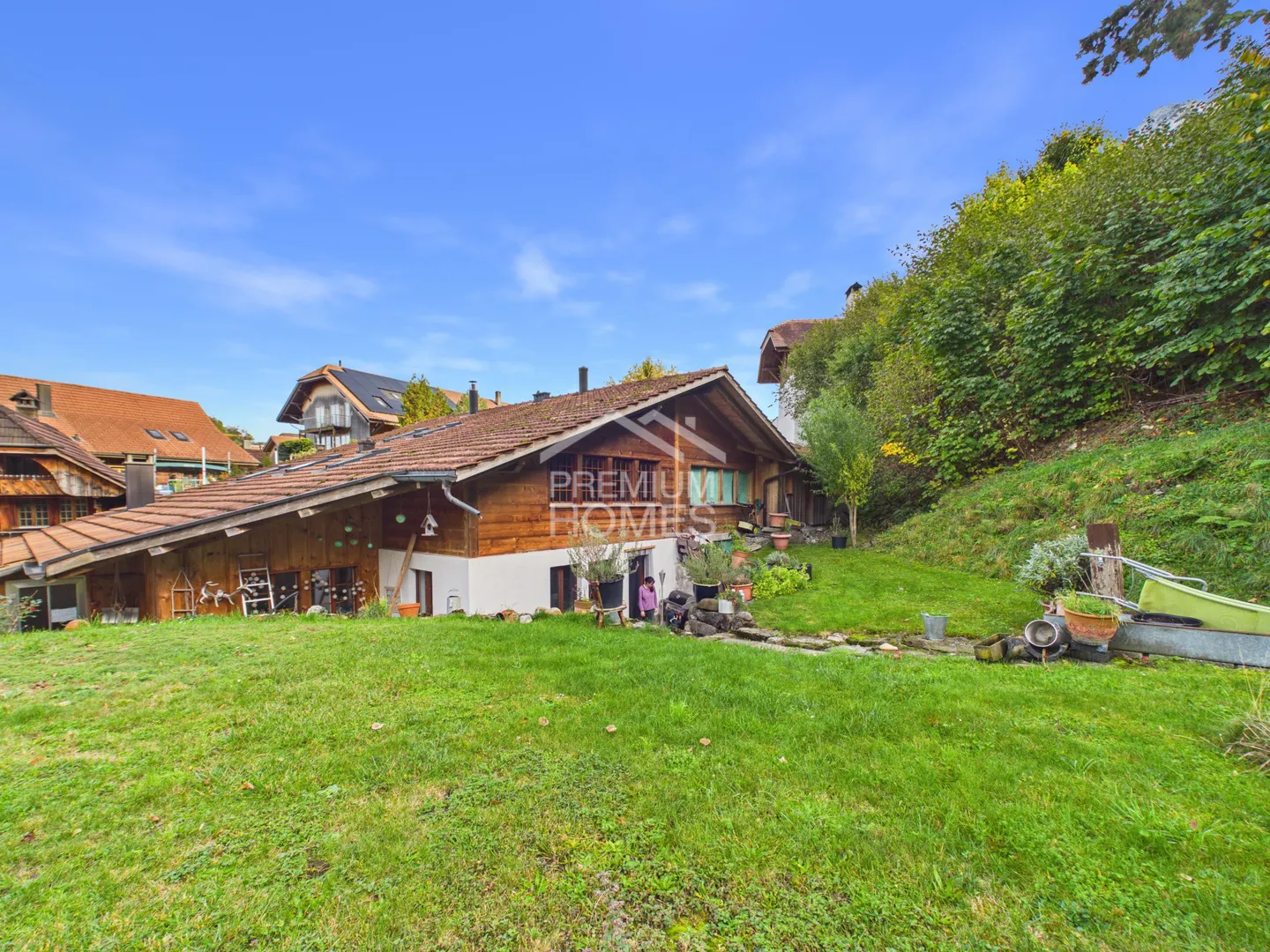 Mountain View in Wimmis: 2 Parcels, 3 Apartments plus Expansion - Photo 3 of 9