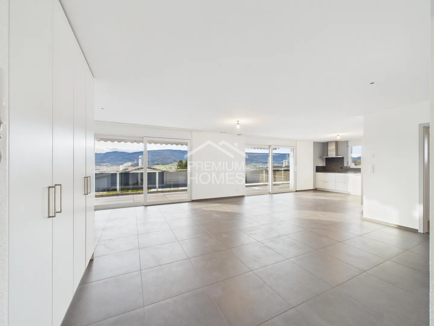 Außergewöhnliches neues Penthouse in Delémont - Panoramablick - Foto 6 von 9