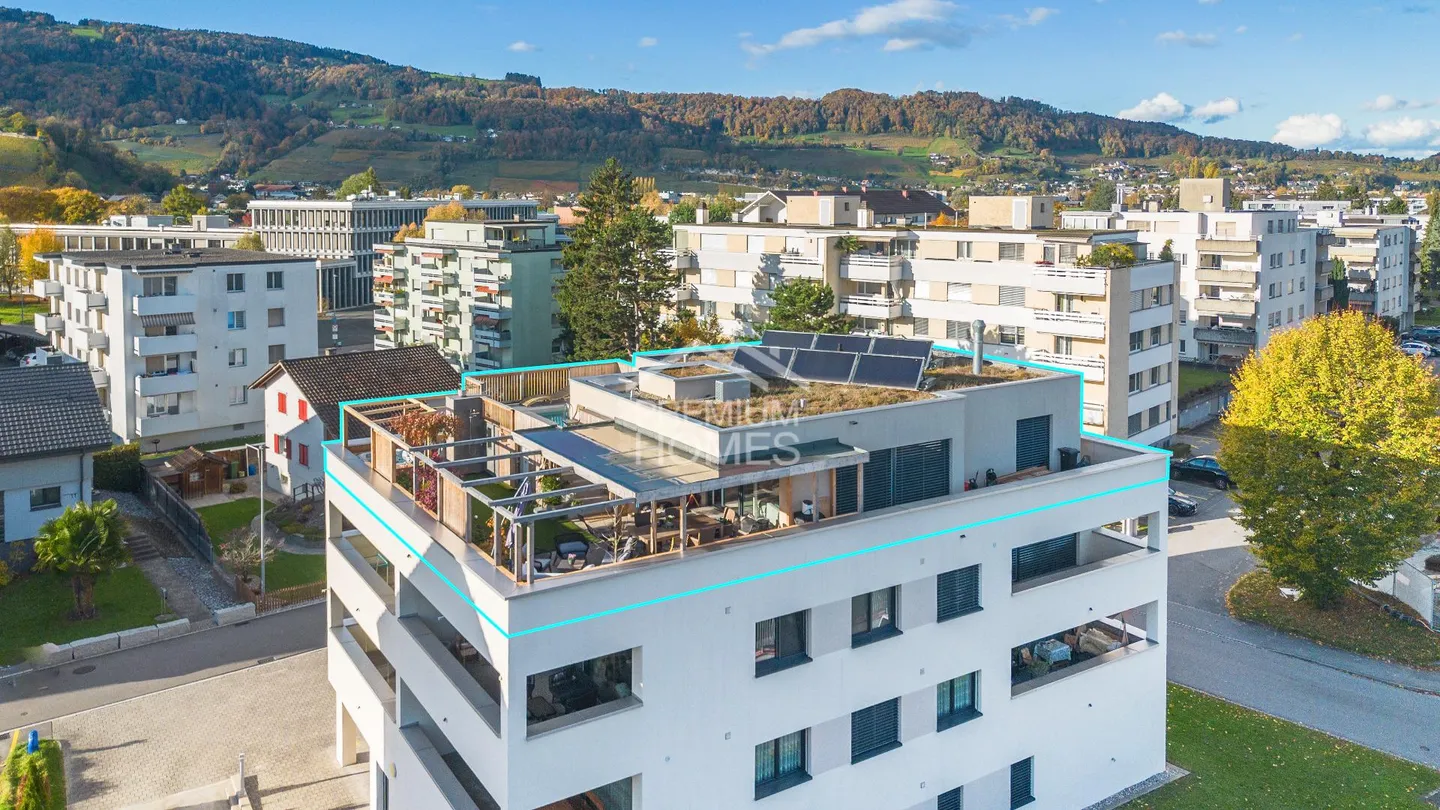 Penthouse exclusif avec piscine et vue panoramique - Photo 1 sur 10