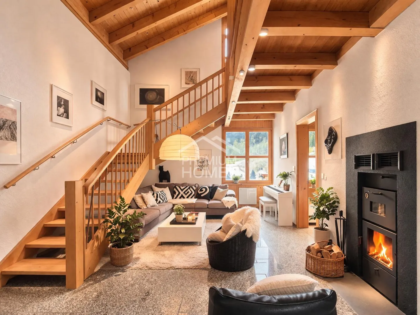 Chalet mit Galerie und Cheminée - Foto 2 von 9