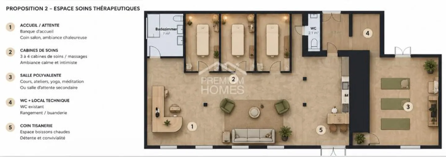 Commercial space of 186 m² - ideal for independent / mixed activity - - Photo 3 of 5