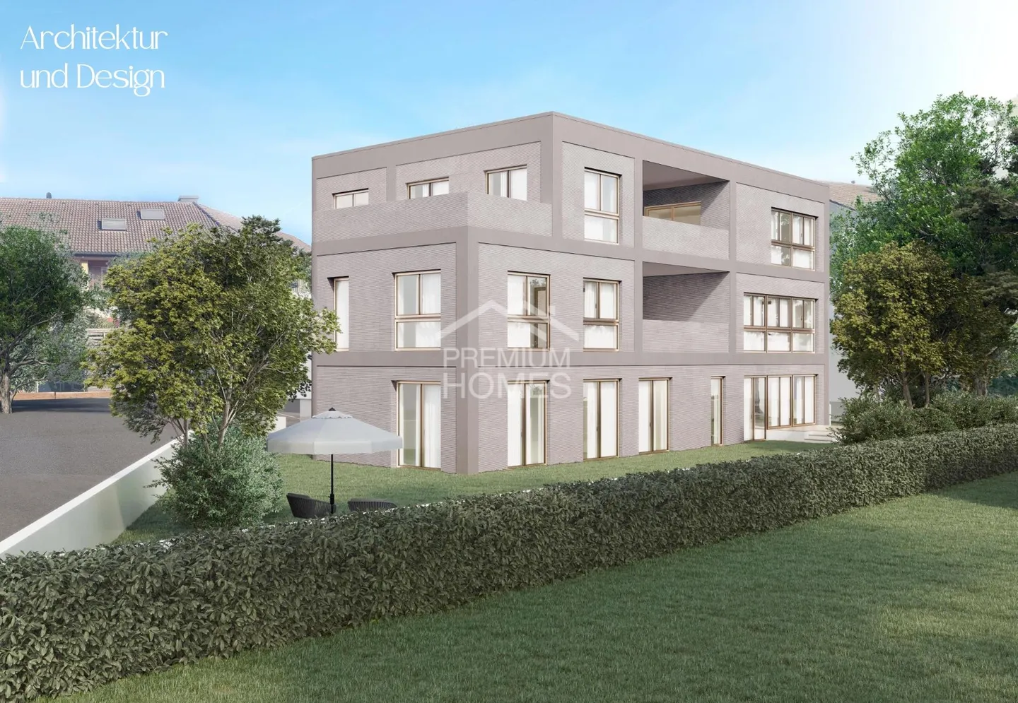 L'architettura incontra il design - Attraente casa plurifamiliare in costruzione - Foto 1 di 8