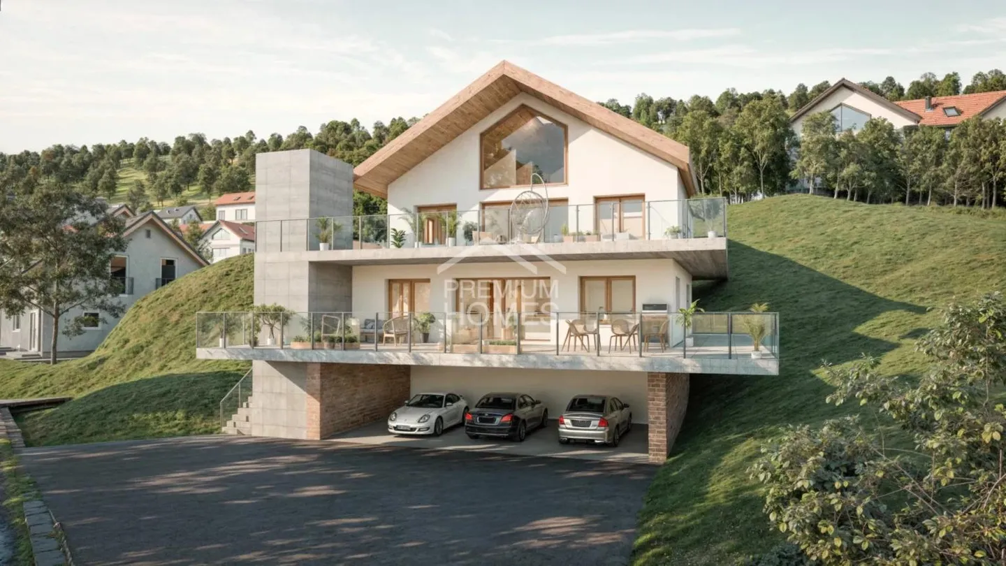 Maison contemporaine avec vue lac - Photo 3 sur 5
