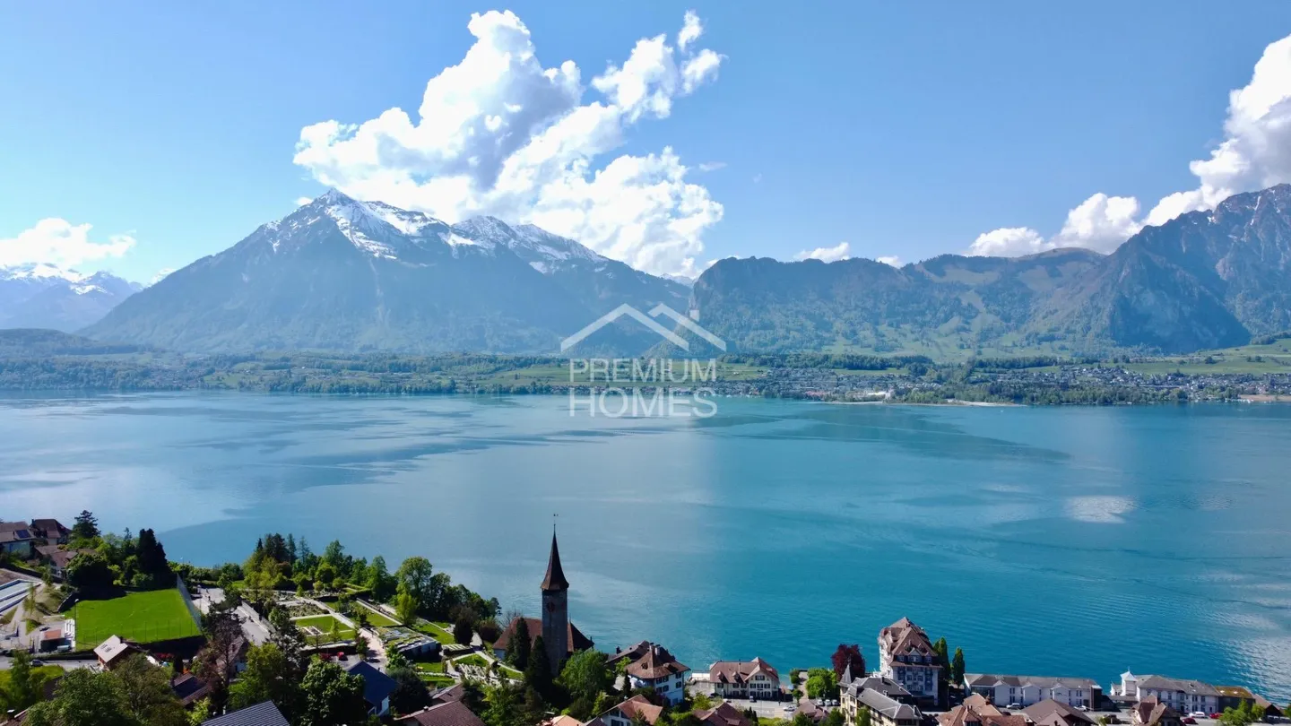 Aussichtsthron über Thun &amp; Thunersee - Ihre Chance an 1A-Adresse! - Foto 3 von 12