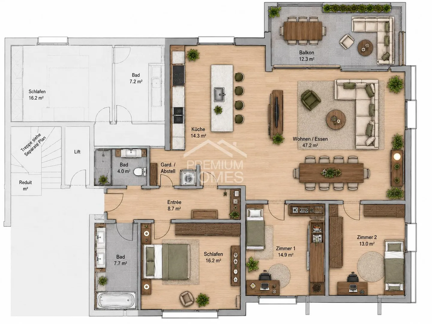 Grosszügiges Duplex am Rhein - Foto 1 von 7