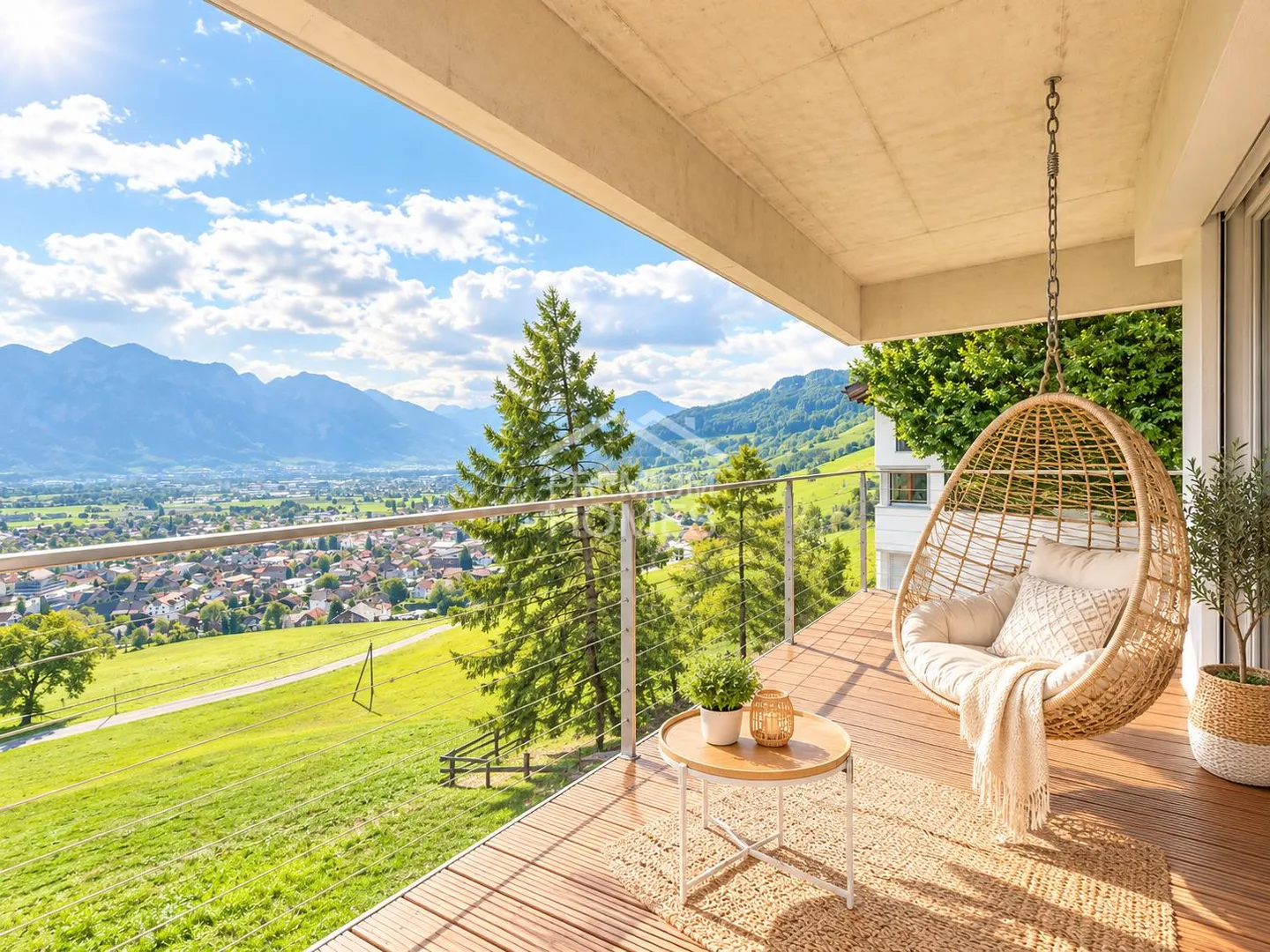 Unverbaubarer Weitblick über das Rheintal - Photo 1 of 12