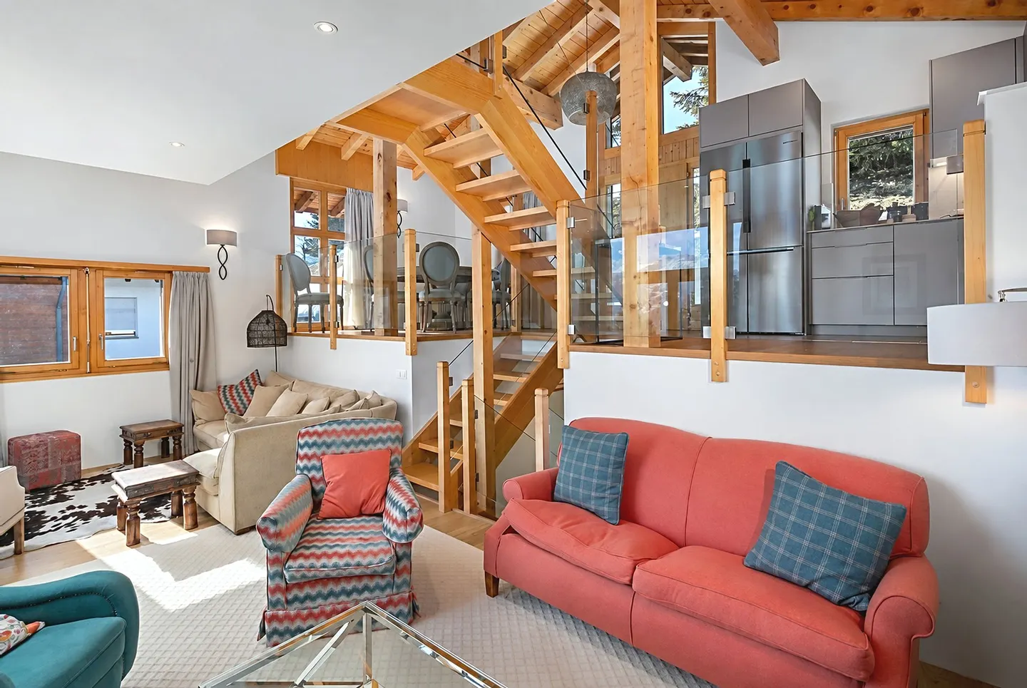 Family chalet or bright pied-à-terre in Anzère - Photo 3 of 12