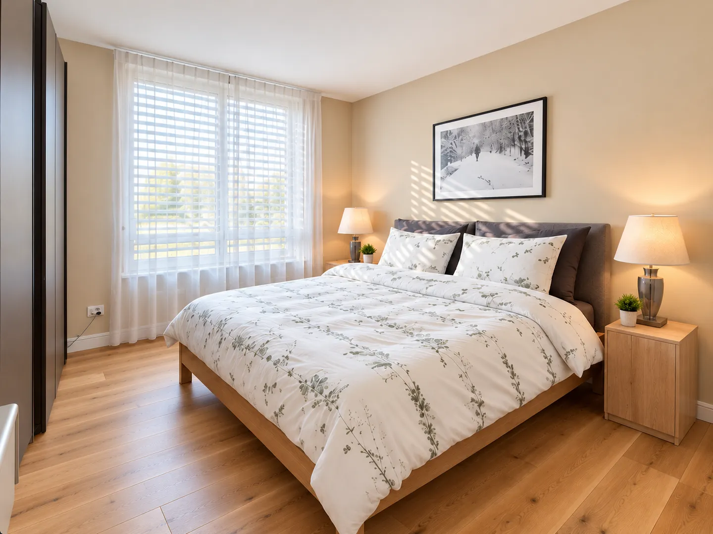 Appartement haut de gamme de 2,5 pièces avec balcon et vue panoramique directement à la gare - Photo 7 sur 9