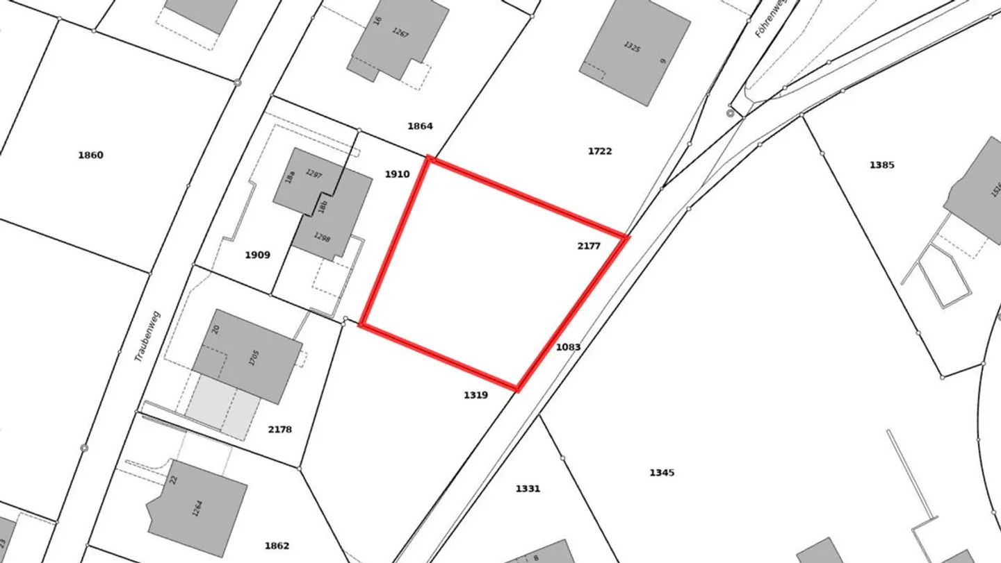 Exclusive hillside location in Frick - 646 m² building land with a view - Photo 6 of 9