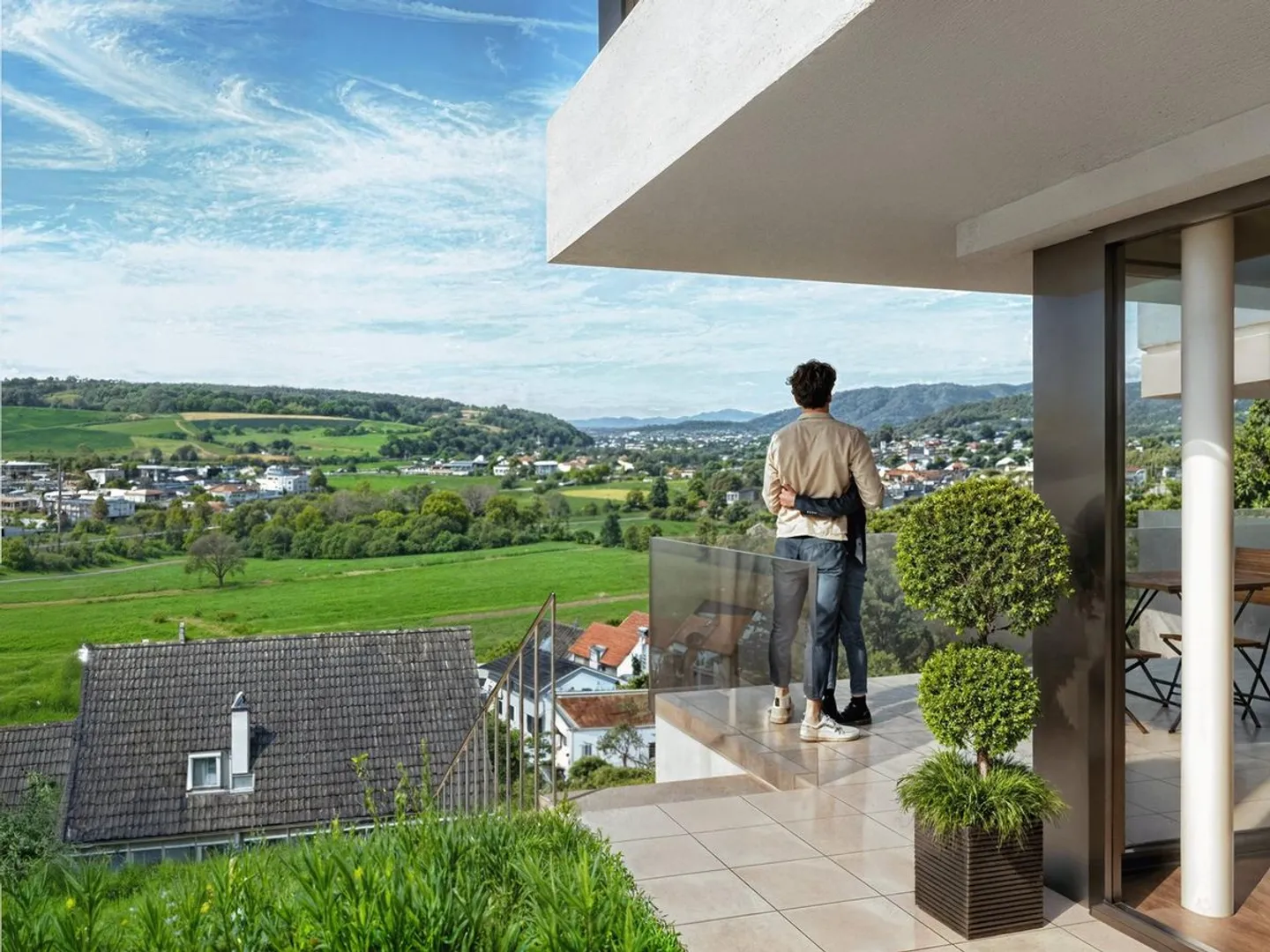 Exclusive hillside location in Frick - 646 m² building land with a view - Photo 8 of 9