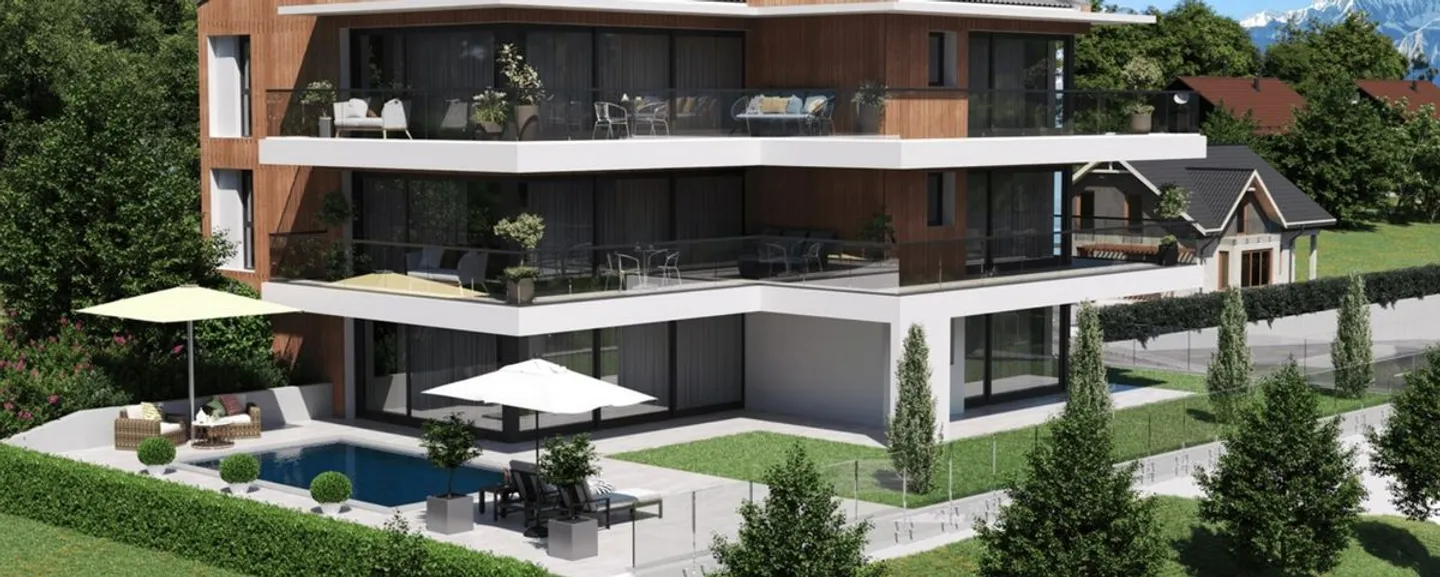 Projet neuf sur plan à Jongny - 4.5 pièces avec jardin et prestations haut de gamme - Photo 2 sur 7