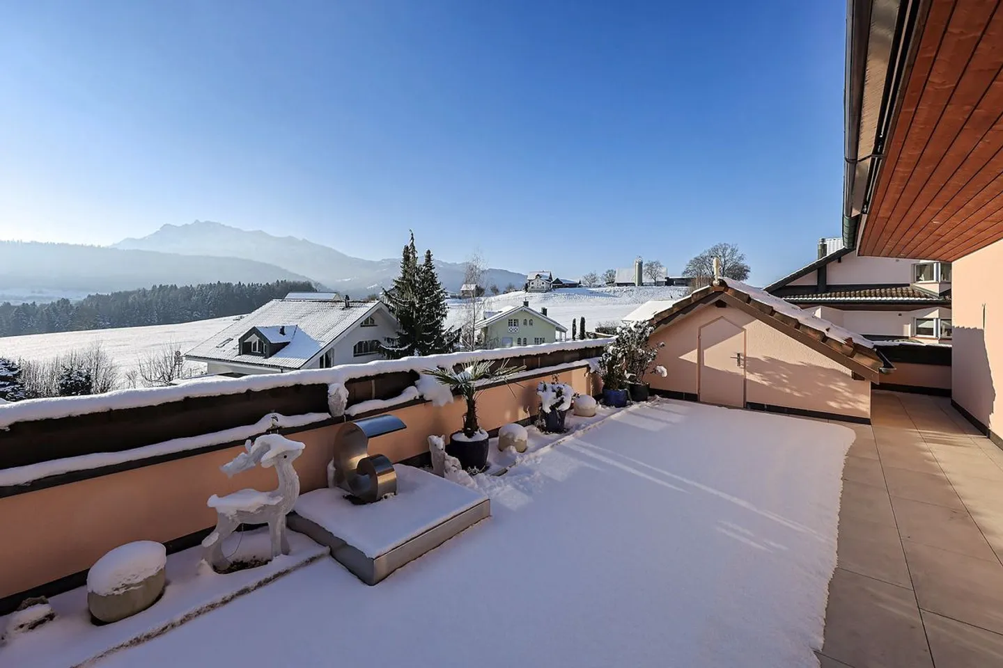 Traumwohnung mit Bergsicht und über 180 m² Aussenbereich - Foto 3 von 13