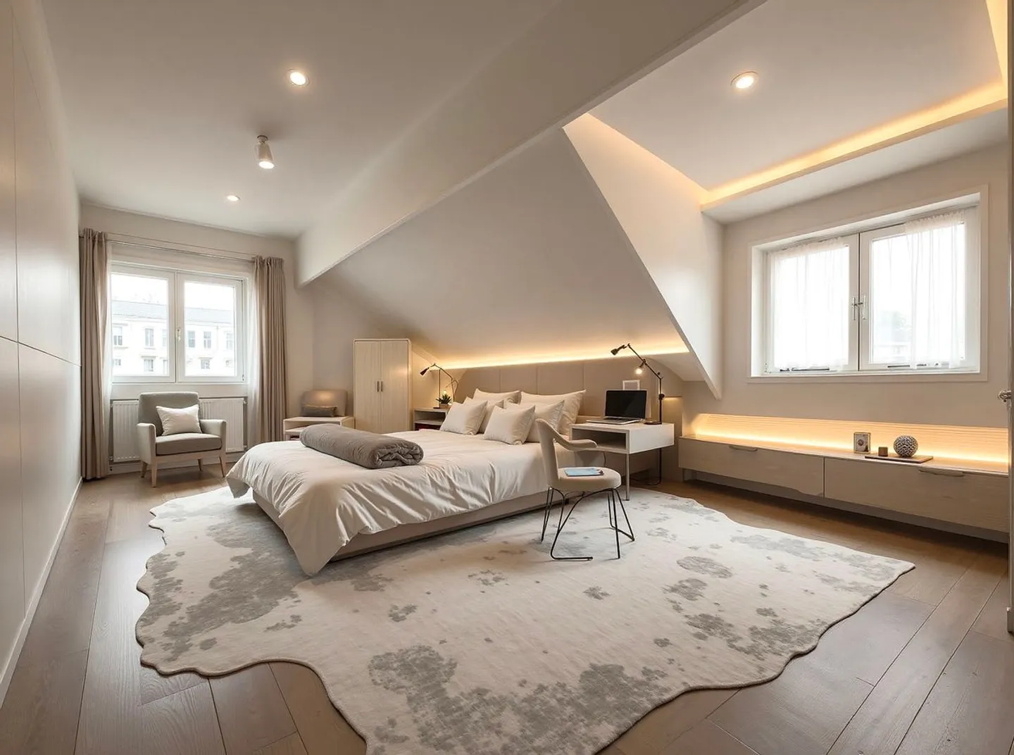 Neues Penthouse mit Loggia - 150 m² in Domdidier - Foto 7 von 13