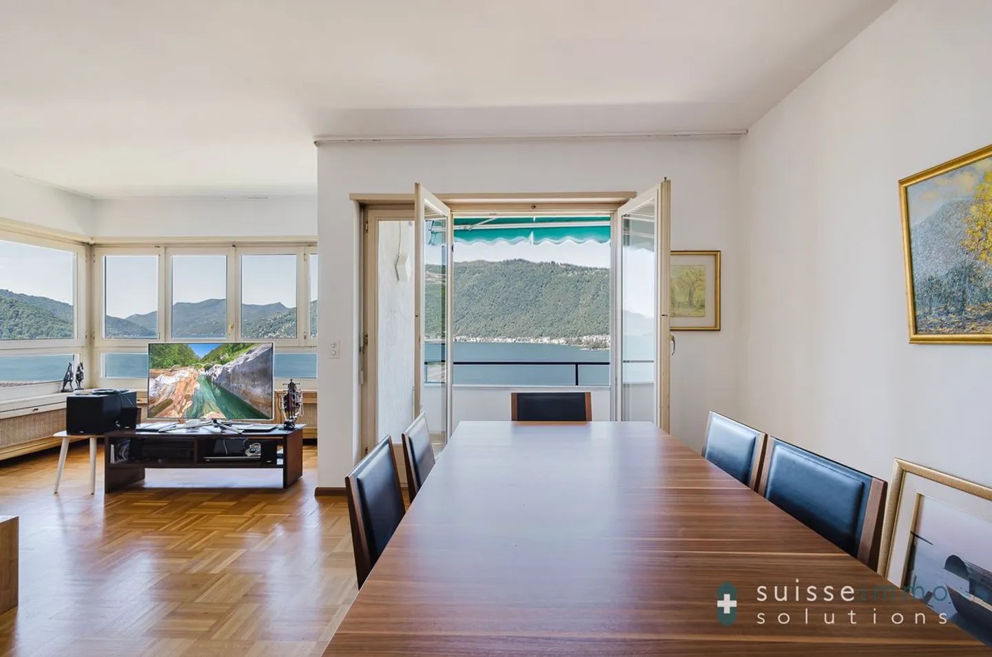 Interessante Attico 4,5 Locali Vista Lago in bifamiliare - Da rinnovare  - Foto 2 di 13