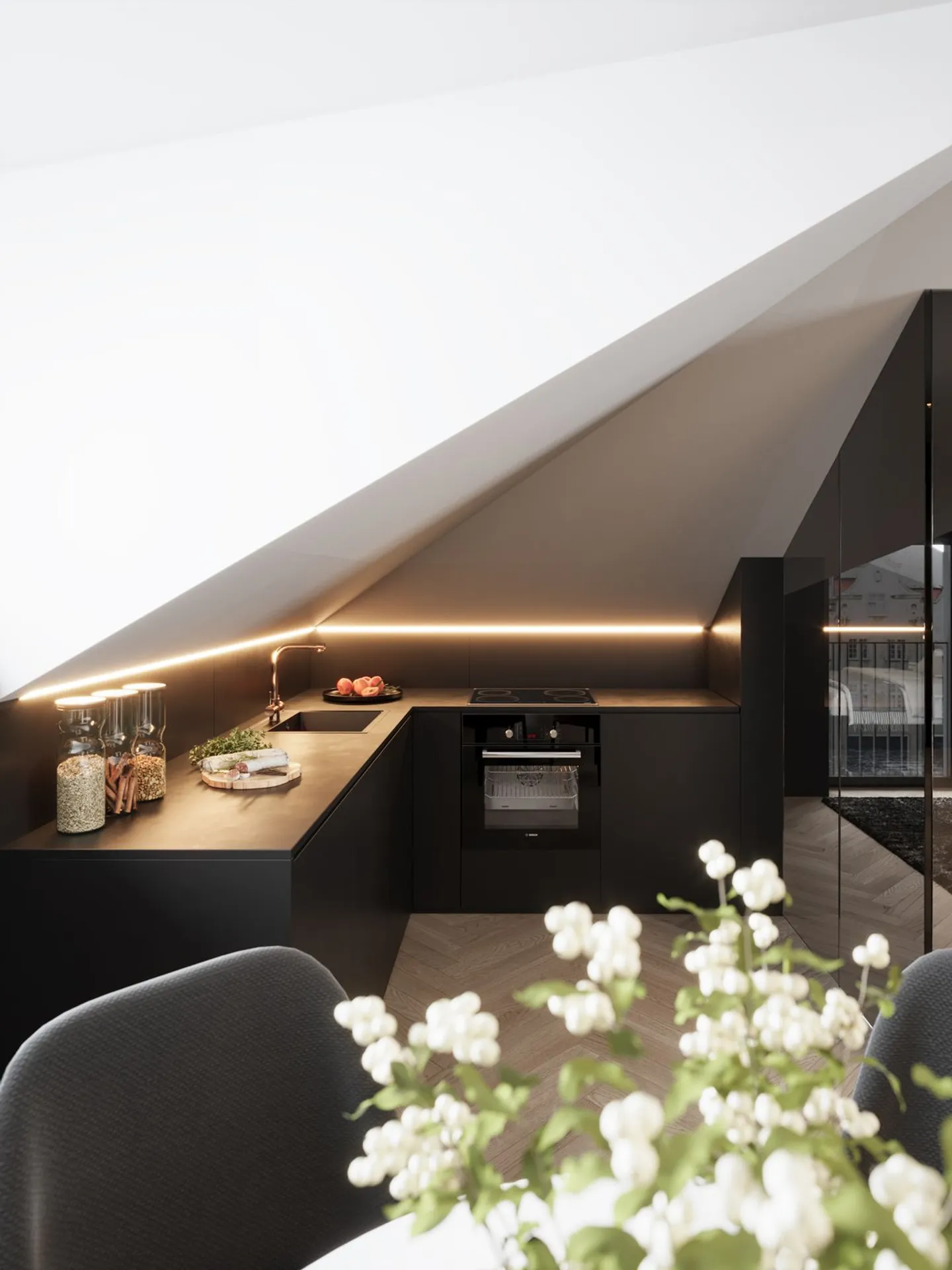 Modern, fully renovated and fully furnished 2-2.5 room apartments in Altstetten. - Photo 3 of 9