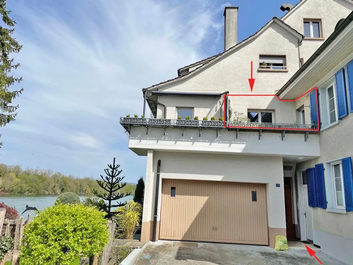 Charmantes Duplex am Rhein - Foto 2 von 13
