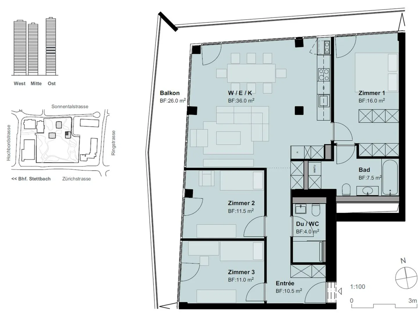 Exclusive Living at Three Point - 4.5-Room Apartment with Condominium-Level Finishes - Photo 13 of 13