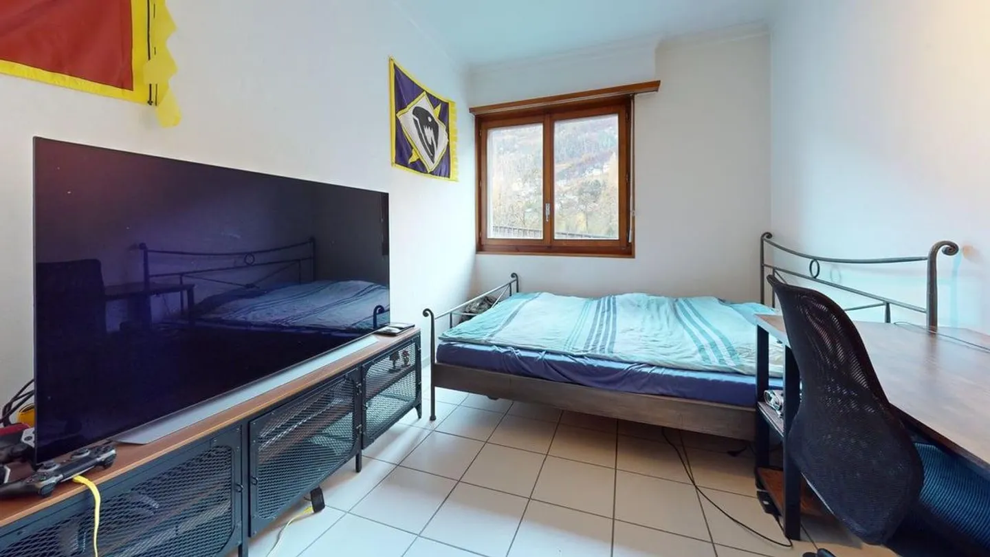 5.5 rooms - Quai de la gare 2 Saxon, available from November 1, 2025 - Photo 12 of 13