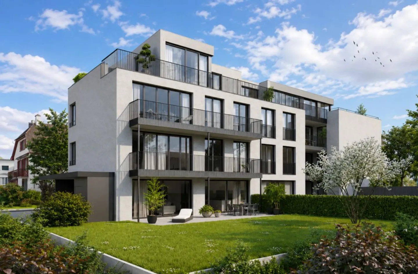 First occupancy from December 1, 2026 | Exclusive 5.5-room new apartments in Allschwil - Only 2 available - Photo 4 of 5