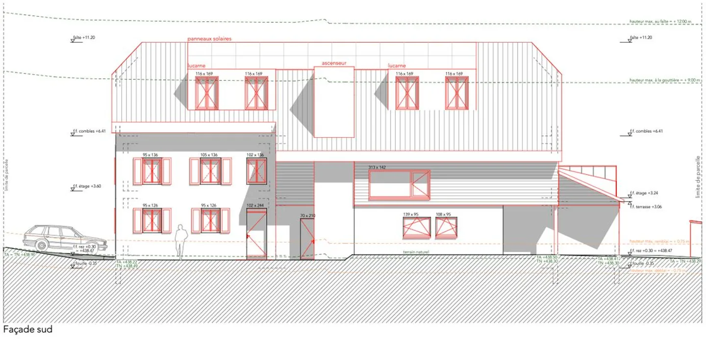 Neues Penthouse mit Loggia - 150 m² in Domdidier - Foto 12 von 13