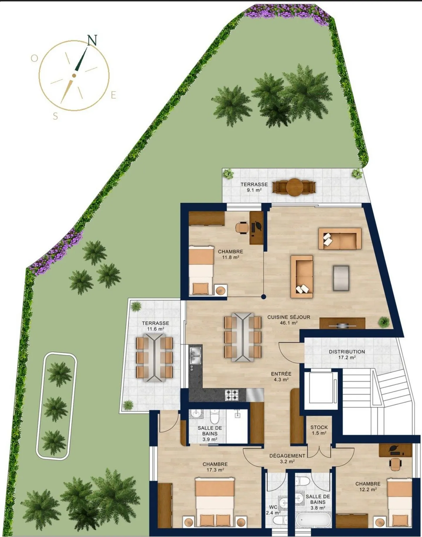 Charmant Appartement avec Jardin - Photo 6 sur 6
