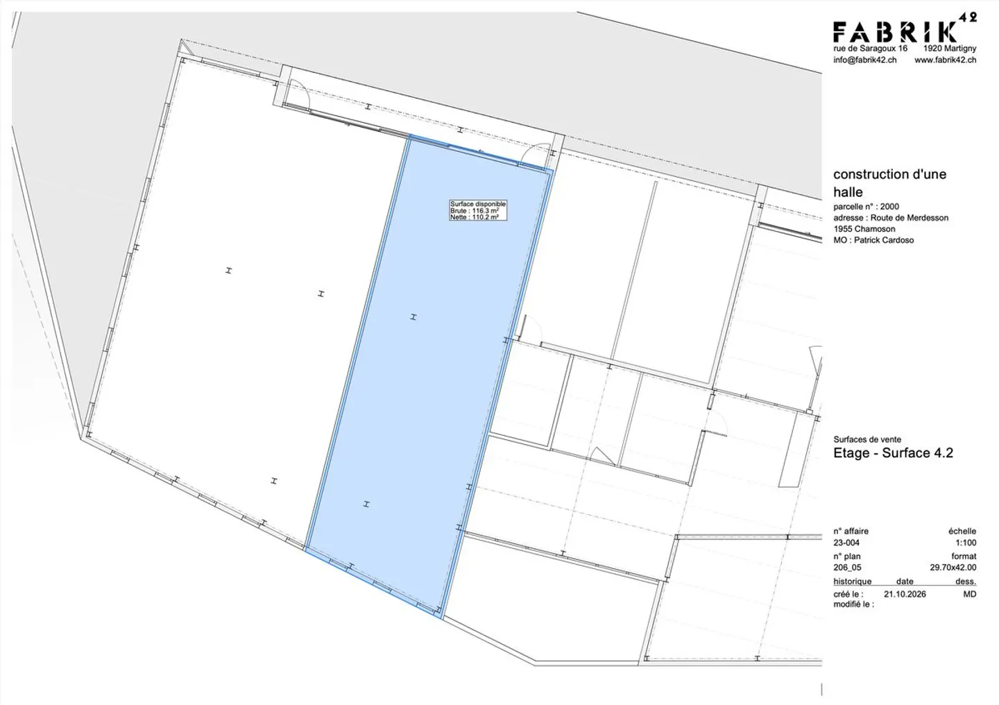 Professional spaces for rent of 140 m² - Photo 2 of 4