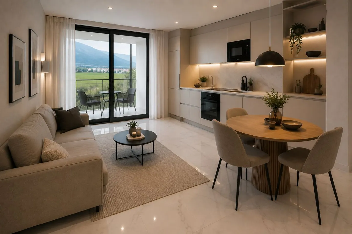 Elegante 1,5 Zimmer neu - Promotion des Bresoleys - Foto 1 von 5