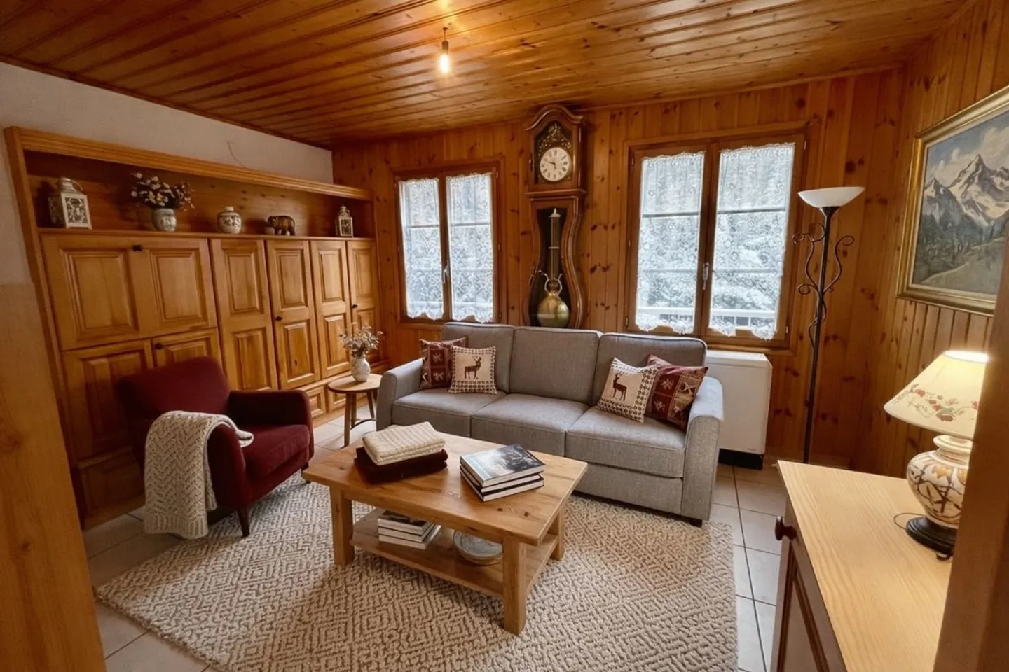 3,5-ZIMMER-WOHNUNG 20 MINUTEN VON DEN SKI PISTEN - Foto 5 von 8