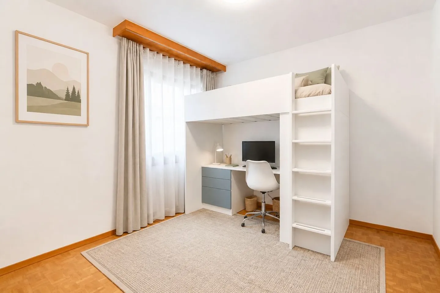 Appartement de 3.5 pièces : Un esprit de village aux portes du centre ville - Foto 3 di 4