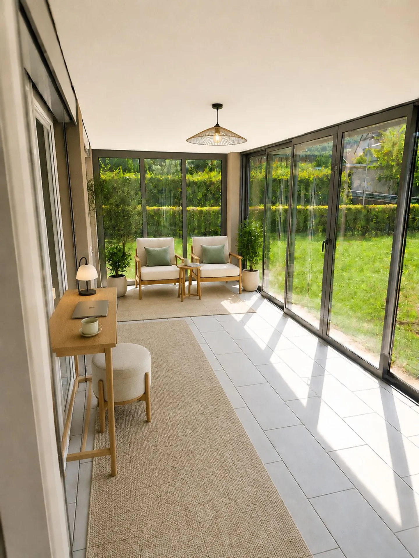 Exclusive 4.5-room garden apartment with 400 m² private garden in Aesch - Photo 3 of 9