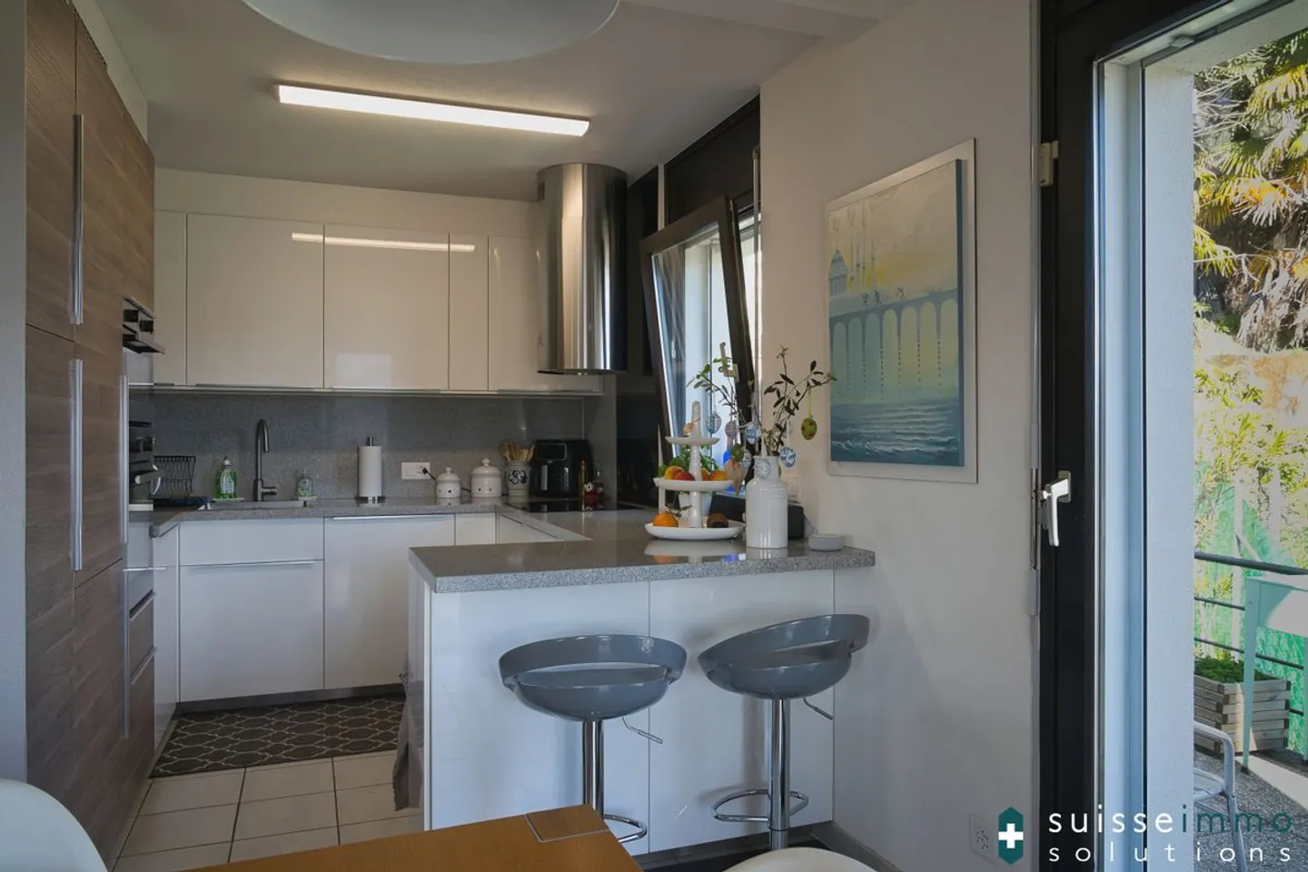 Einfamilienhaus, umgeben von Grün, mit Panoramablick und großer Terrasse in Vacallo - Foto 4 von 13