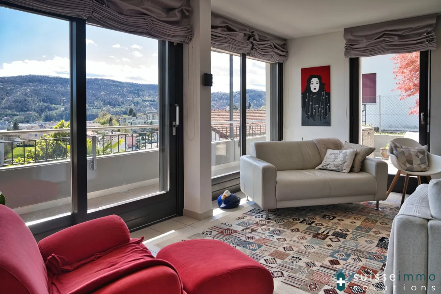 Einfamilienhaus, umgeben von Grün, mit Panoramablick und großer Terrasse in Vacallo - Foto 12 von 13