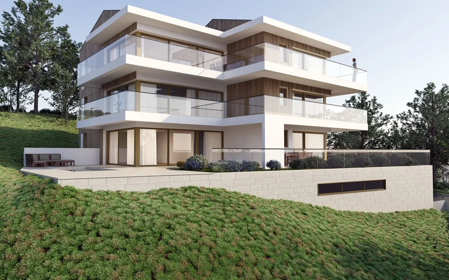 Appartement de luxe avec jardin - Photo 1 sur 4