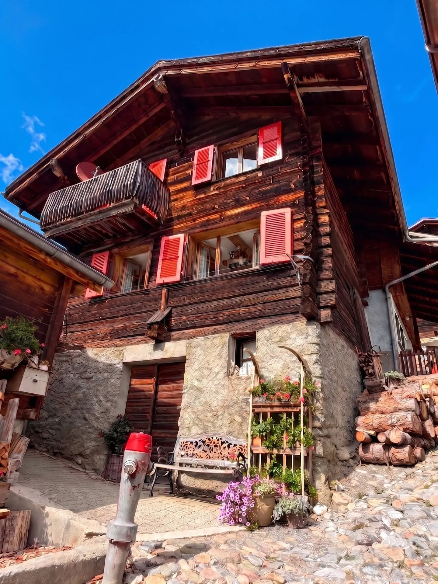 Character Walliser House in the car-free village center - Photo 1 of 7