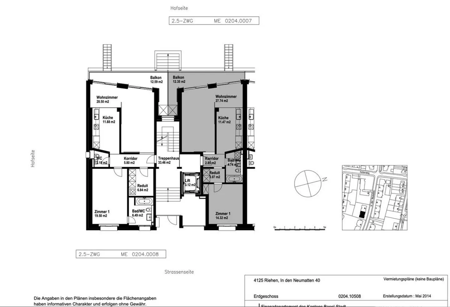 Grosse 2.5 Garten Wohnung in Riehen  - Foto 5 von 5