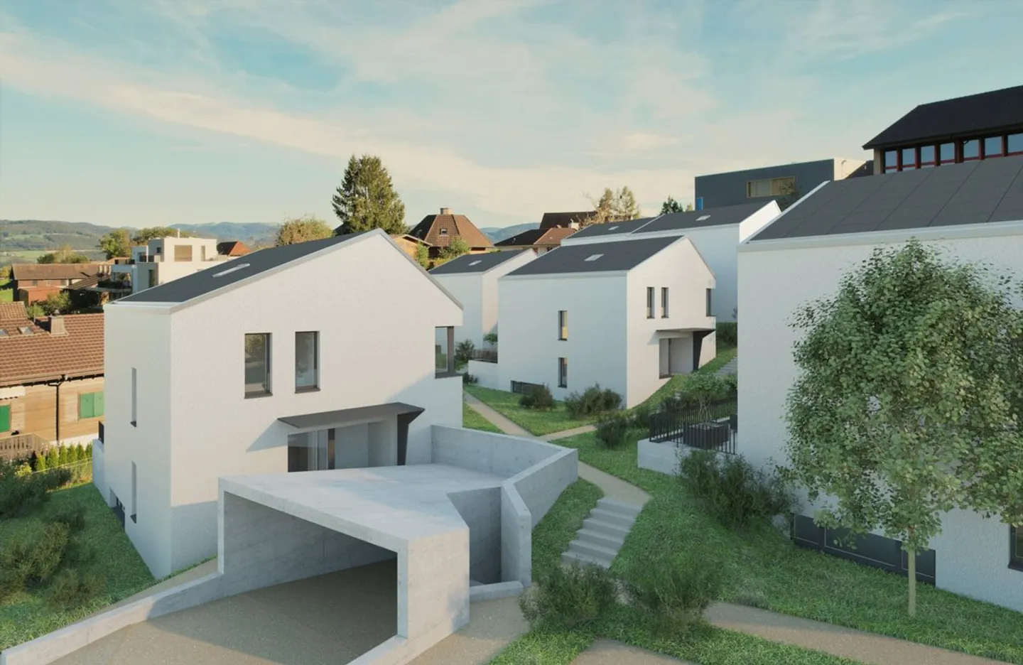Exklusive Neubau-Einfamilienhäuser in Blauen - Photo 2 sur 13