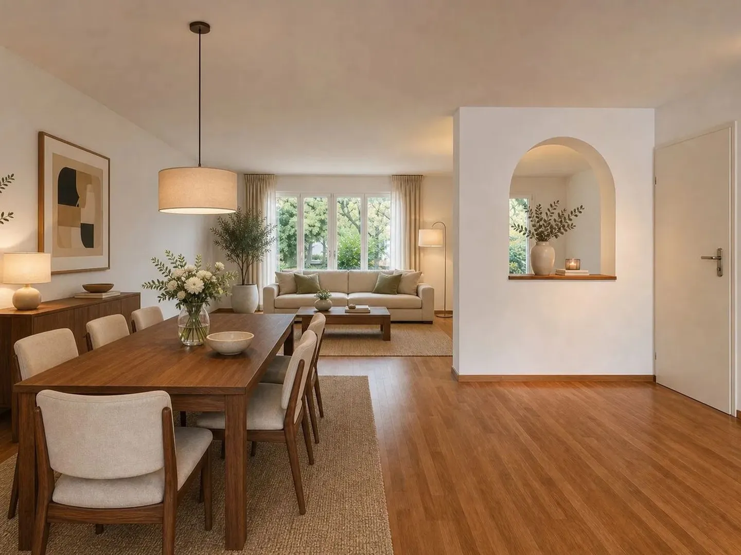 Maison de 7,5 pièces exceptionnellement spacieuse avec jardin orienté sud et 2ème étage polyvalent - Photo 4 sur 13