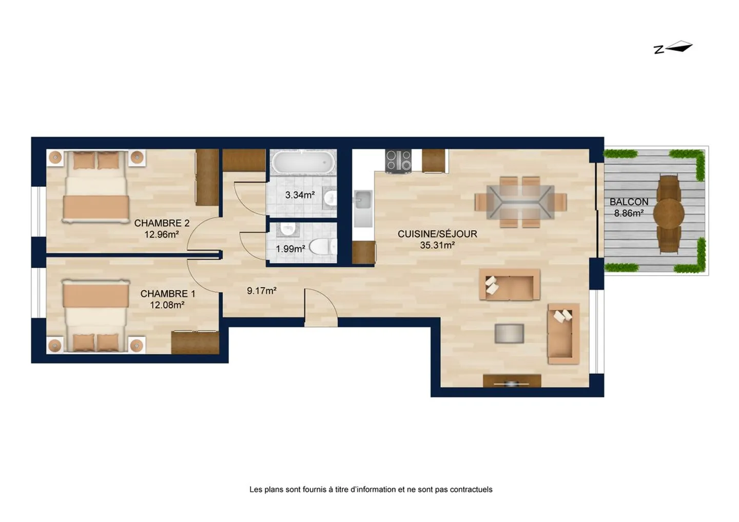 Bright 4-Room Apartment - Photo 11 of 11