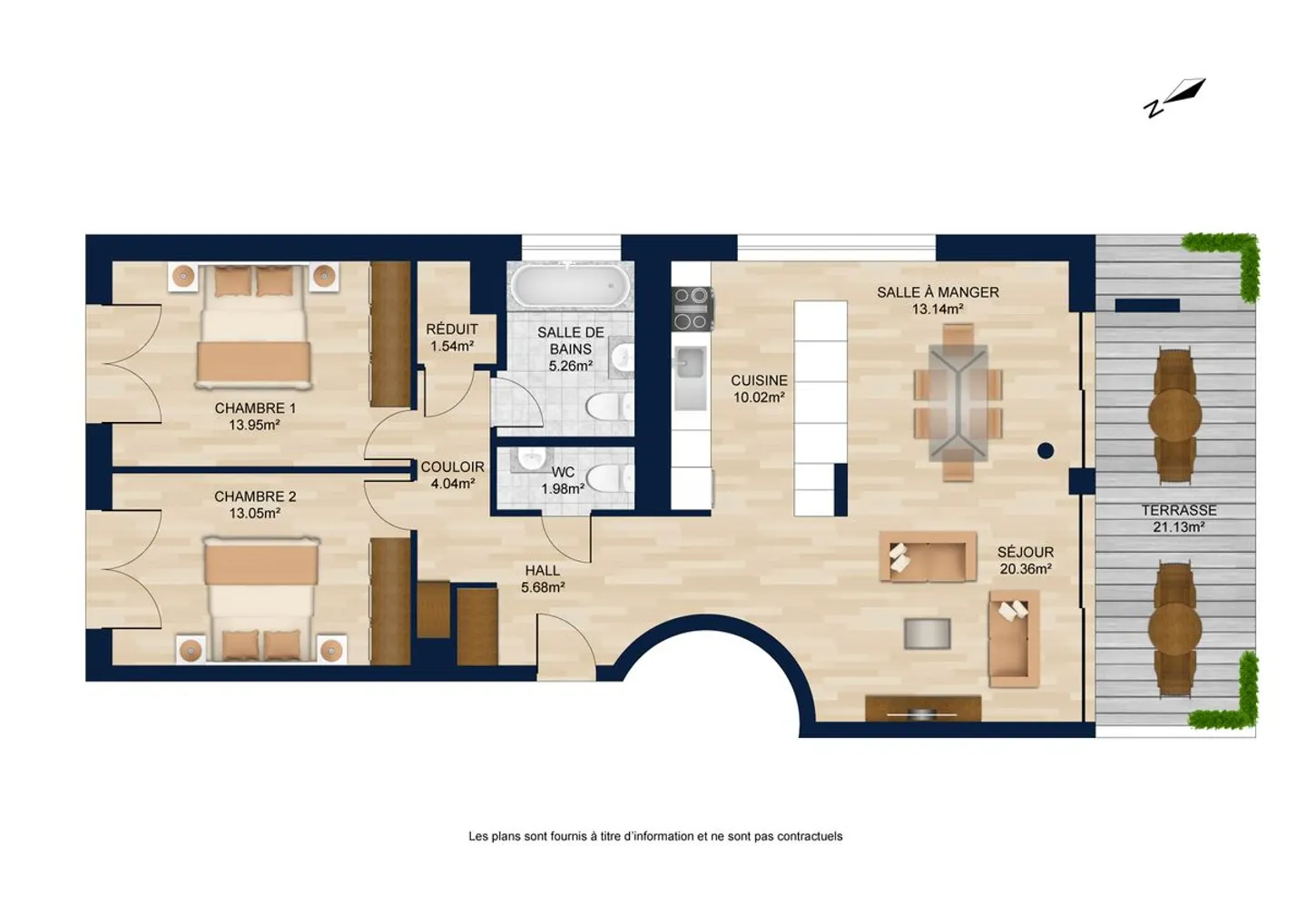 EXKLUSIVITÄT - Helle 4-Zimmer-Wohnung mit überdachter Terrasse, privatem Garten - Box zusätzlich - Châtelaine EXKLUSIVITÄT AGCI IMMOBILIEN - Foto 11 von 11