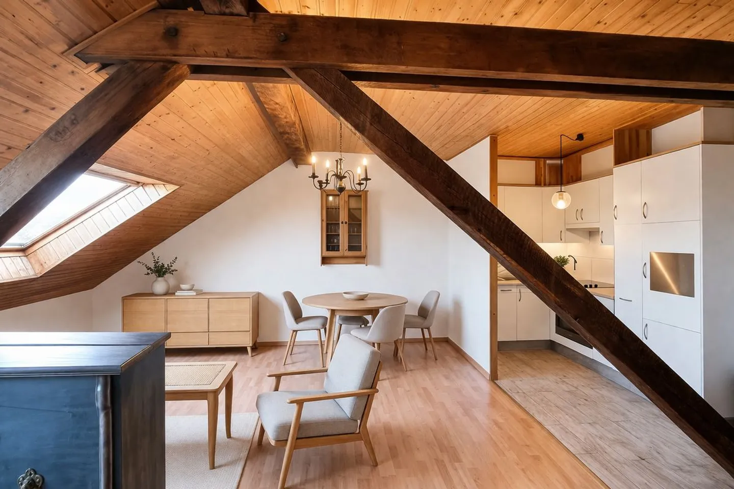 Penthouse with character and development potential in Basel - Photo 3 of 9