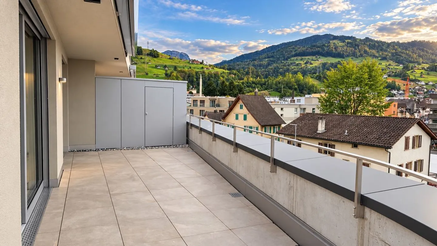 Moderne Attikawohnung mit Aussicht - Foto 3 von 10