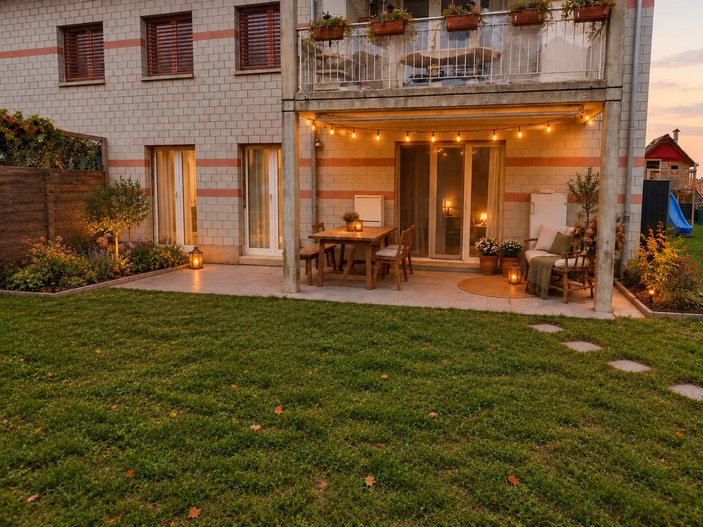 Privater und eingezäunter Garten von 576 m2 / Möglichkeit zur Übernahme einer Hypothek, die noch 5 Jahre zu 0,95 % gültig ist / Vollständig renovierte 4,5-Zimmer-Wohnung - Foto 1 von 11