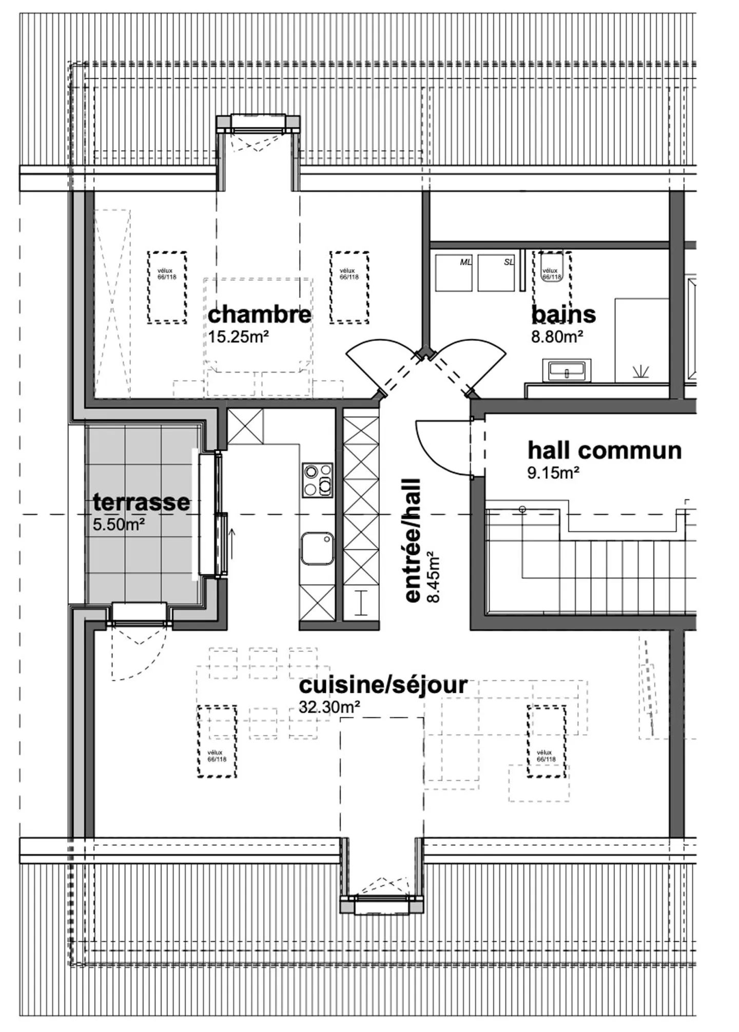 New - 2.5 rooms, 67 m² with covered balcony - Photo 10 of 10